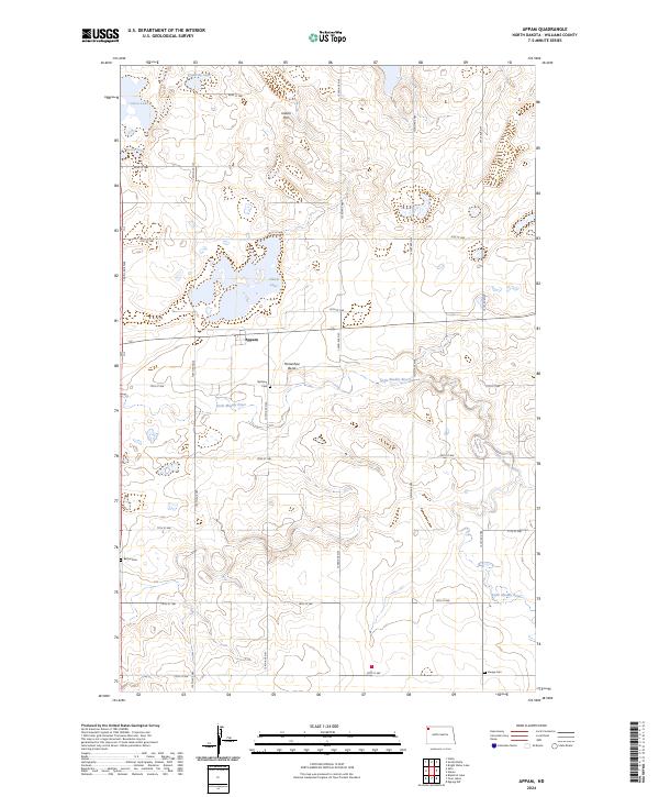 USGS Topographic Map – Appam