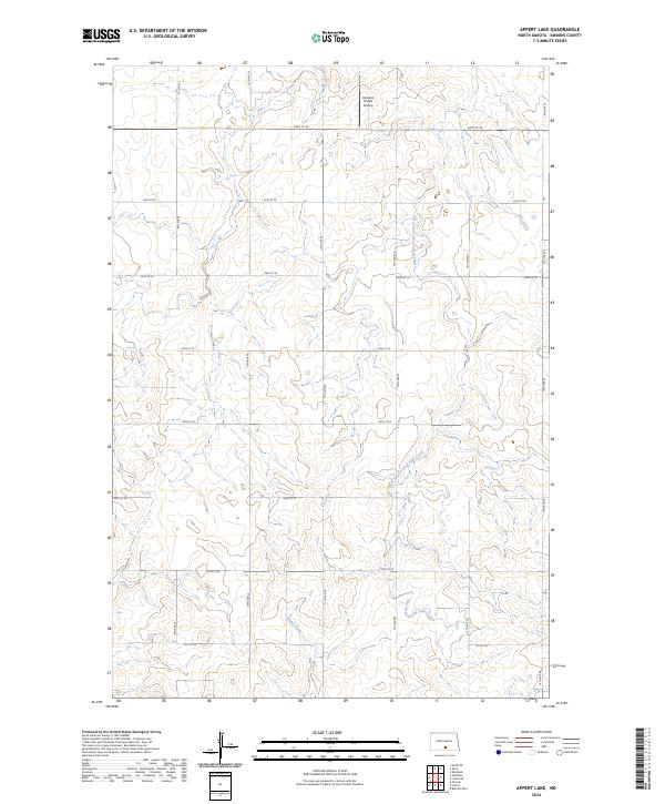 USGS Topographic Map – Appert Lake