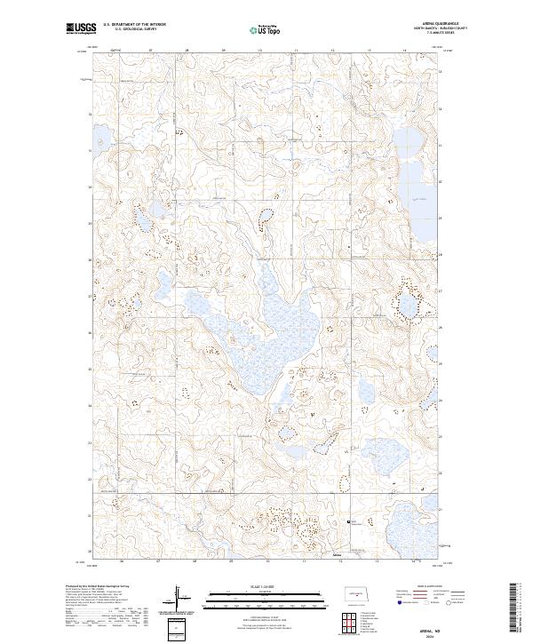 USGS Topographic Map – Arena