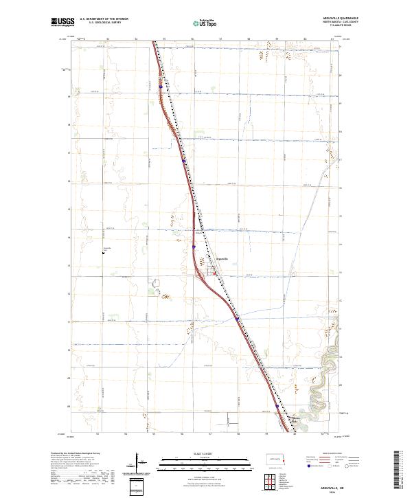 USGS Topographic Map – Argusville