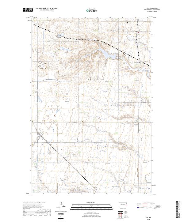 USGS Topographic Map – Ayr