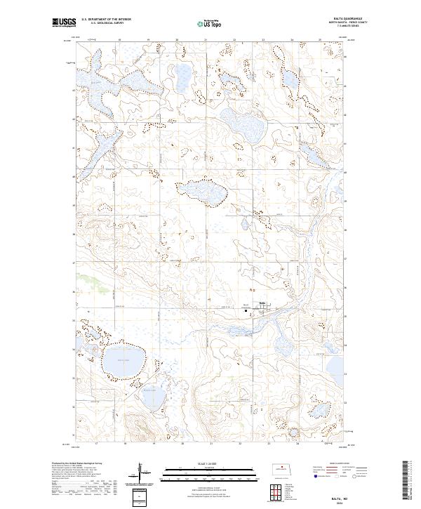 USGS Topographic Map – Balta