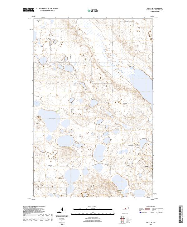 USGS Topographic Map – Balta SE