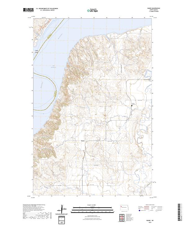 USGS Topographic Map – Banks