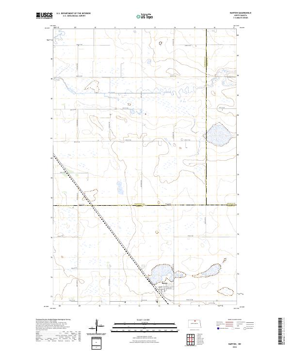 USGS Topographic Map – Barton