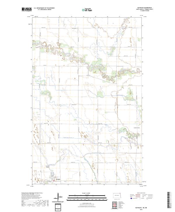 USGS Topographic Map – Bathgate