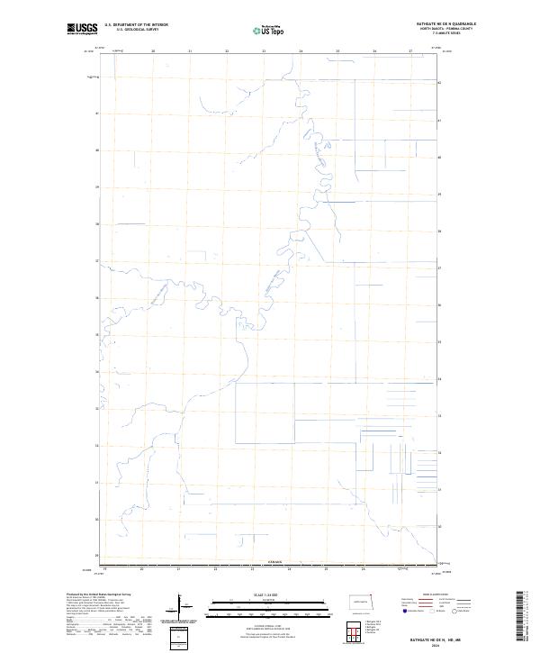 2024 Map of Bathgate NE OE N, 2024 Print