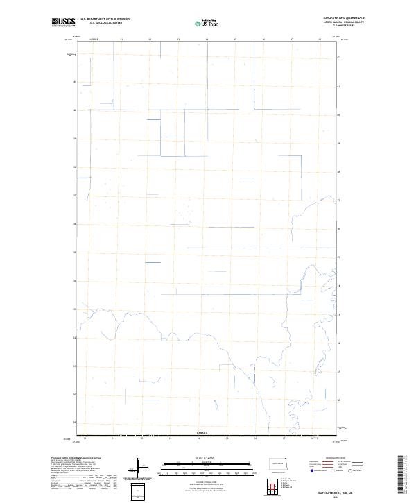 2024 Map of Bathgate OE N, 2024 Print