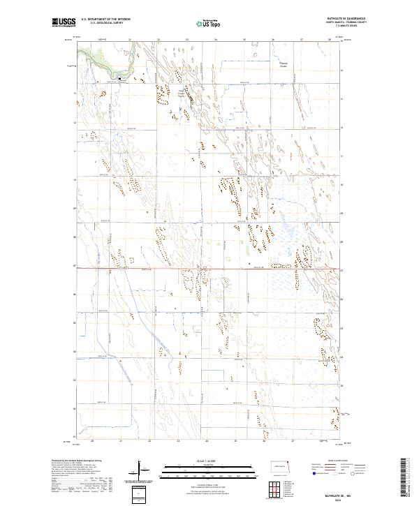 USGS Topographic Map – Bathgate SE