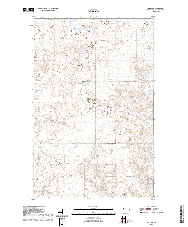 2024 Map of Belden SE, 2024 Print