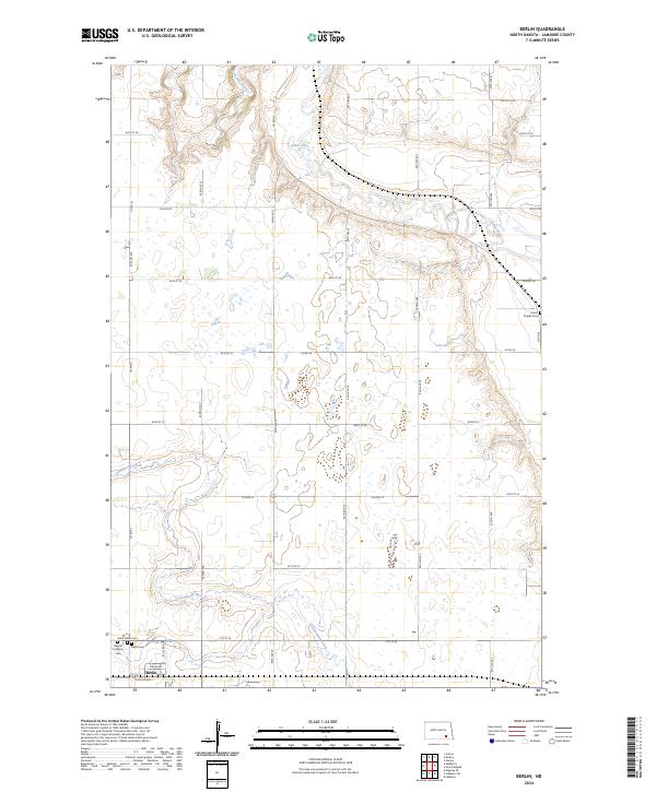 USGS Topographic Map – Berlin
