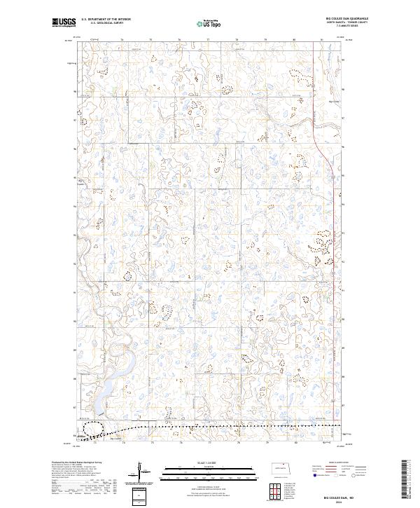 USGS Topographic Map – Big Coulee Dam