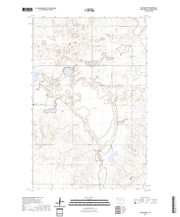 USGS Topographic Map – Big Meadow
