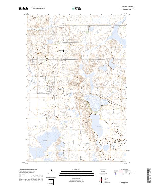 USGS Topographic Map – Binford