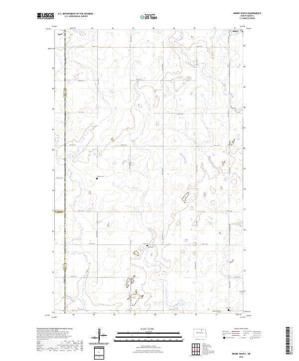 USGS Topographic Map – Bisbee South
