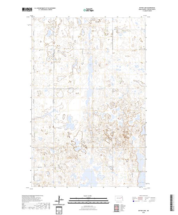 USGS Topographic Map – Bitter Lake