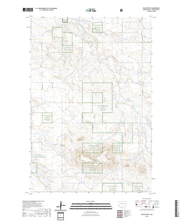 USGS Topographic Map – Black Butte