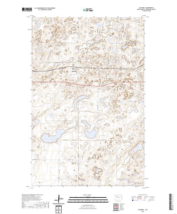 USGS Topographic Map – Blaisdell