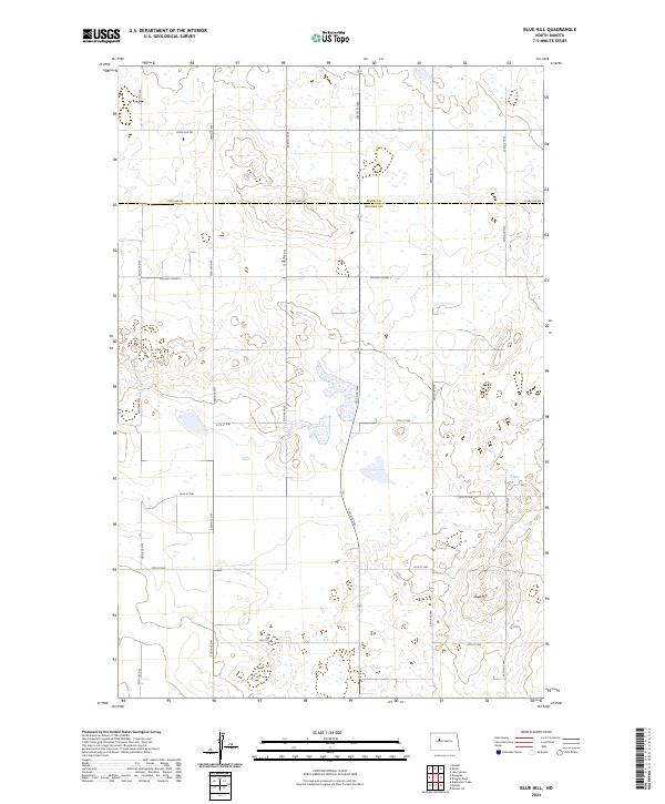 USGS Topographic Map – Blue Hill