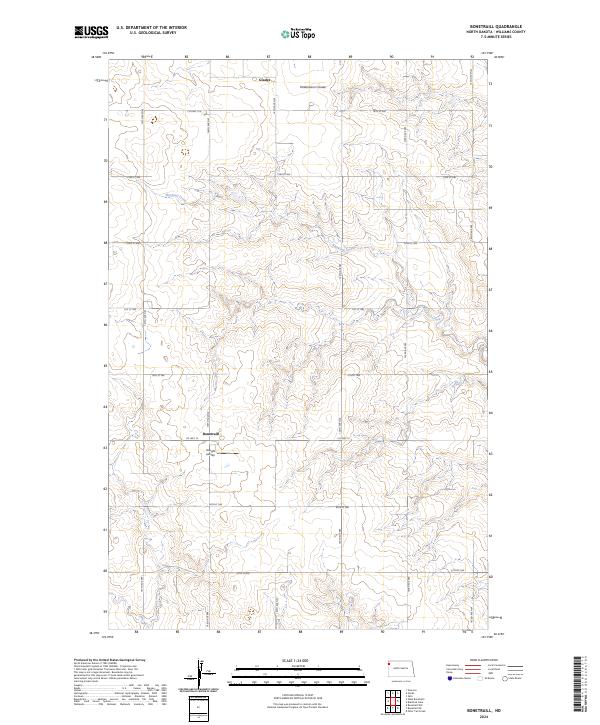 USGS Topographic Map – Bonetraill