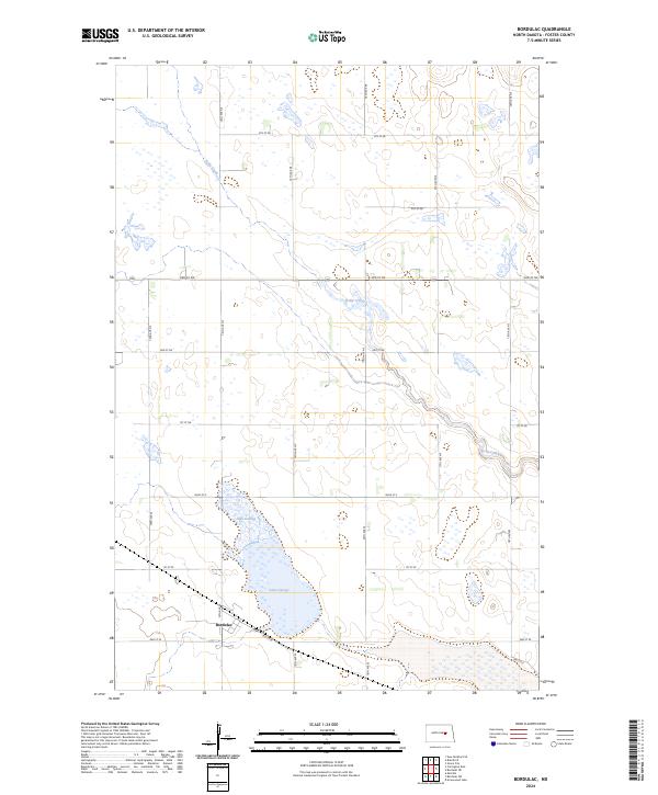 USGS Topographic Map – Bordulac