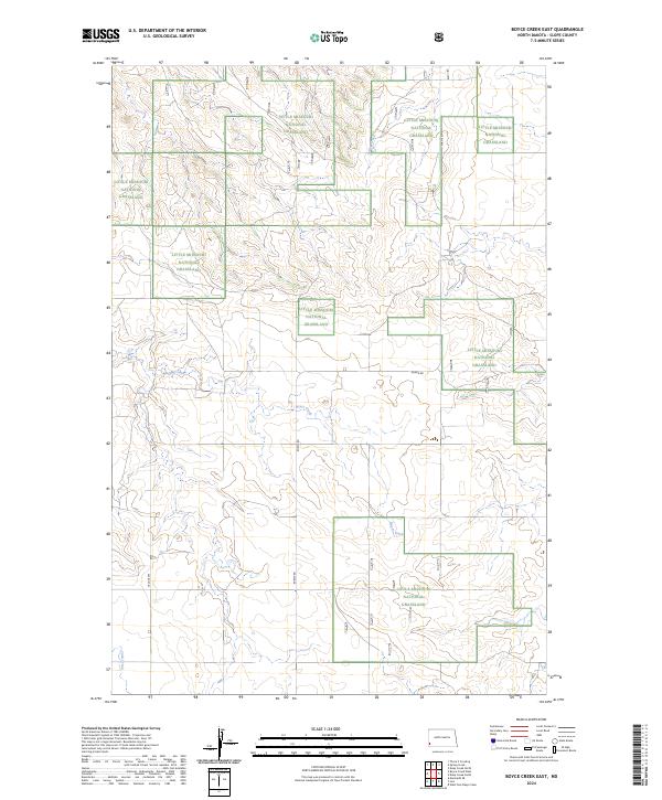 USGS Topographic Map – Boyce Creek East