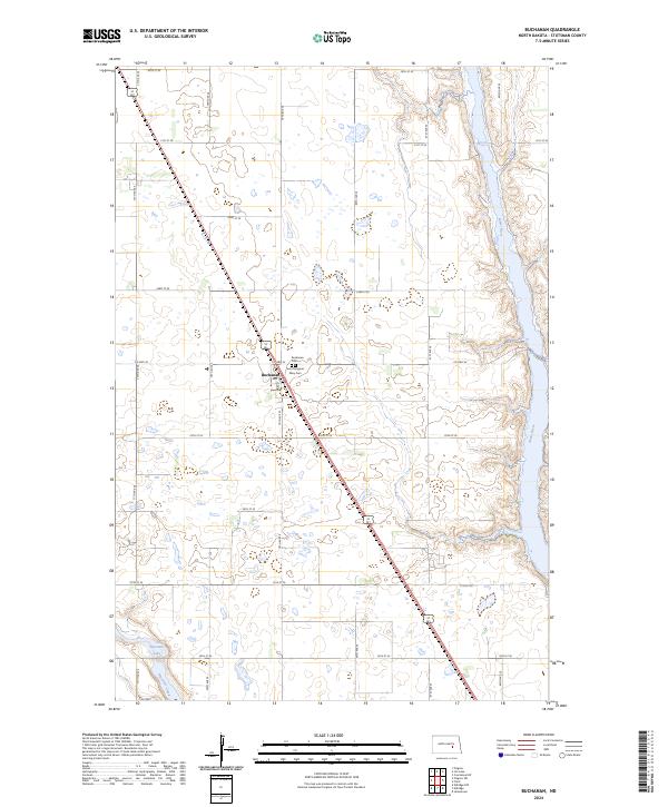 USGS Topographic Map – Buchanan
