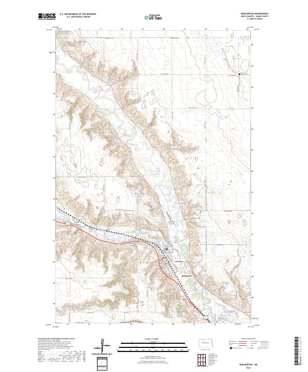 USGS Topographic Map – Burlington