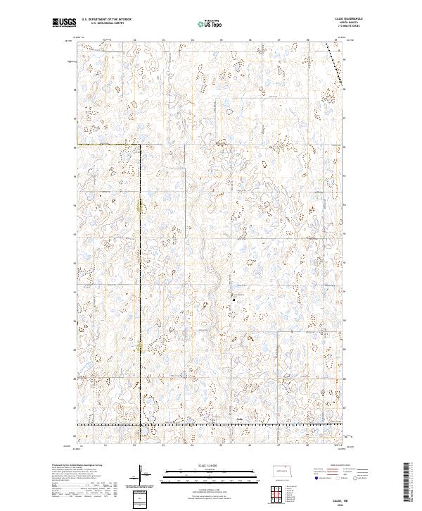 USGS Topographic Map – Calio