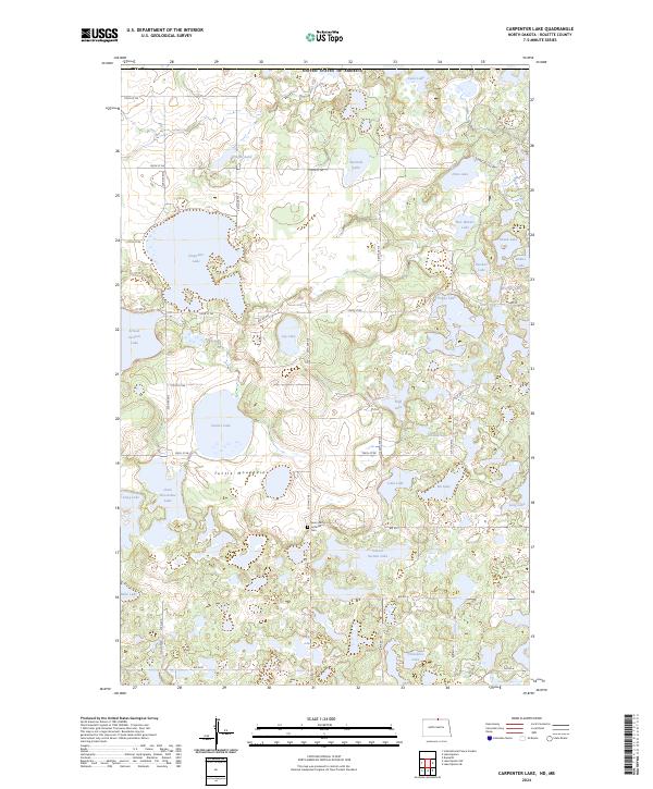 USGS Topographic Map – Carpenter Lake