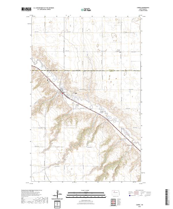 USGS Topographic Map – Carpio