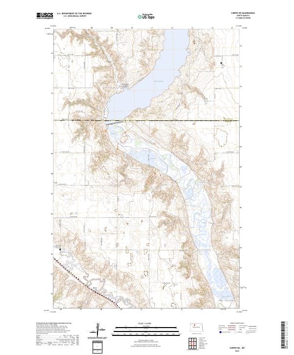 USGS Topographic Map – Carpio NE