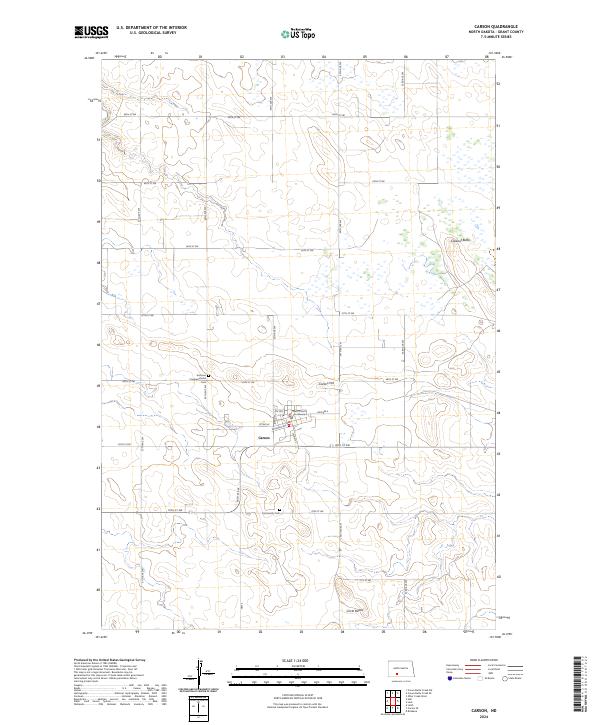 USGS Topographic Map – Carson