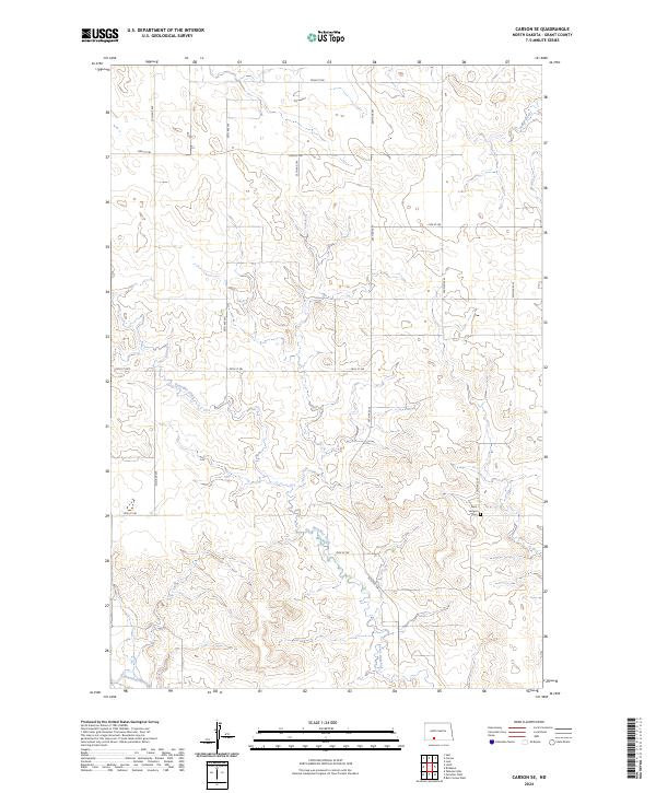 2024 Map of Carson SE, 2024 Print