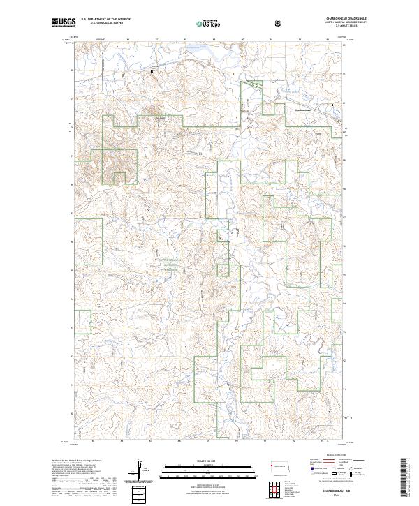 USGS Topographic Map – Charbonneau