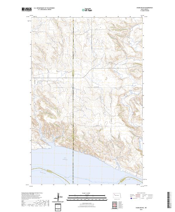 USGS Topographic Map – Charlson NE