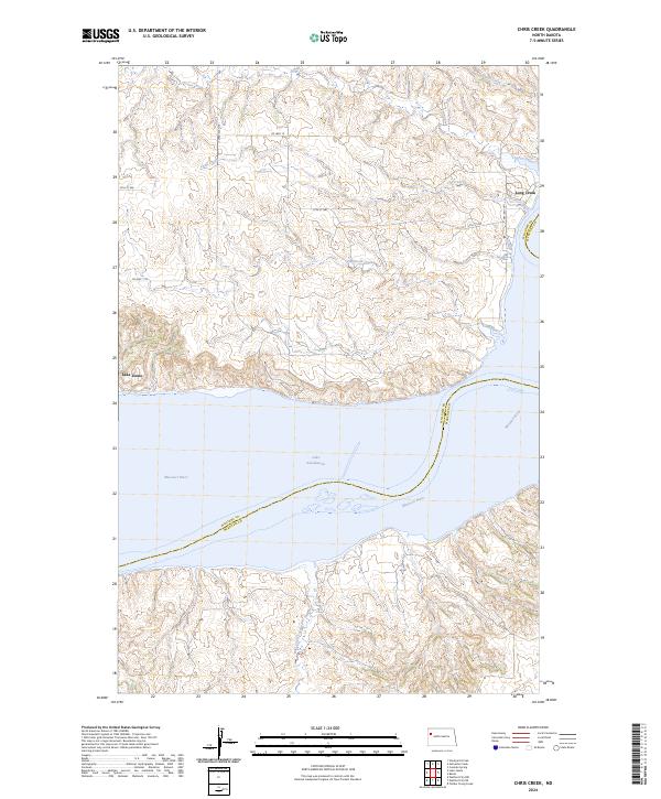 USGS Topographic Map – Chris Creek