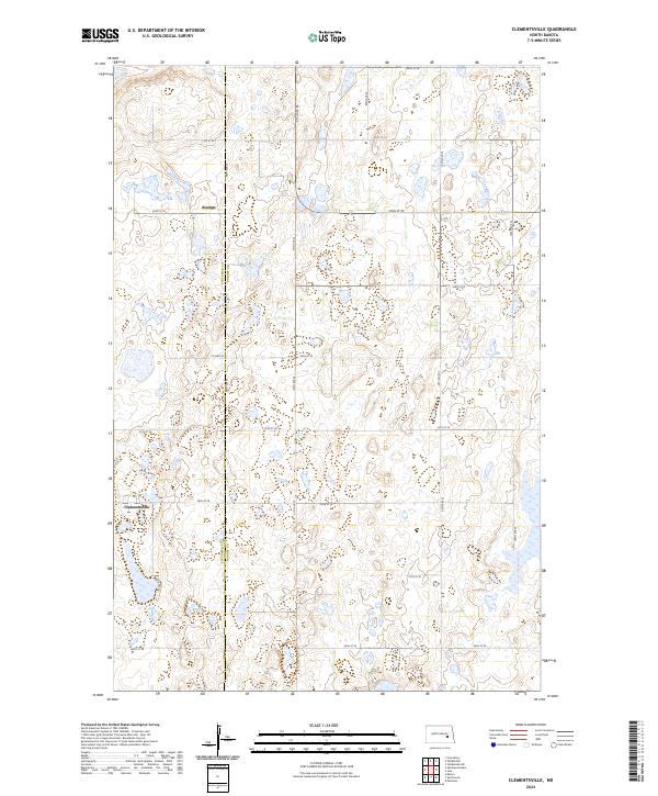 USGS Topographic Map – Clementsville