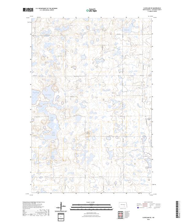 USGS Topographic Map – Cleveland SE