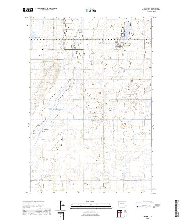 USGS Topographic Map – Cogswell