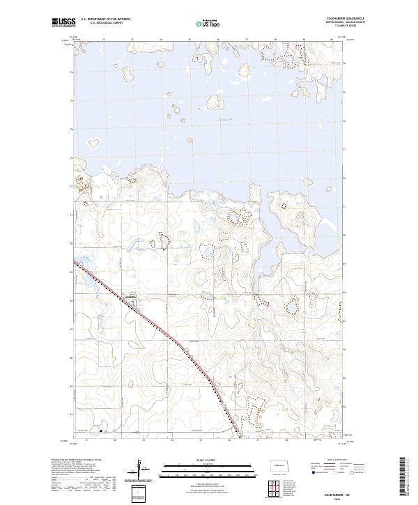 USGS Topographic Map – Coleharbor