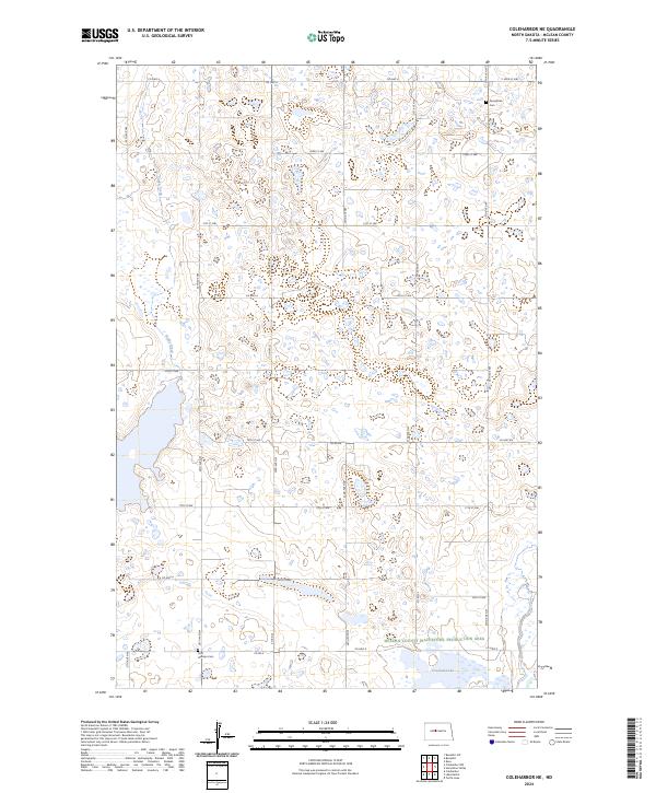 USGS Topographic Map – Coleharbor NE