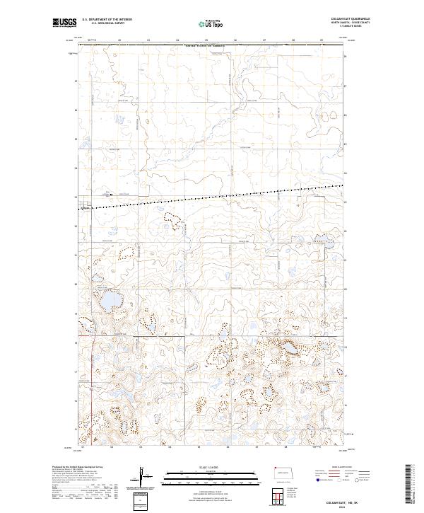 USGS Topographic Map – Colgan East