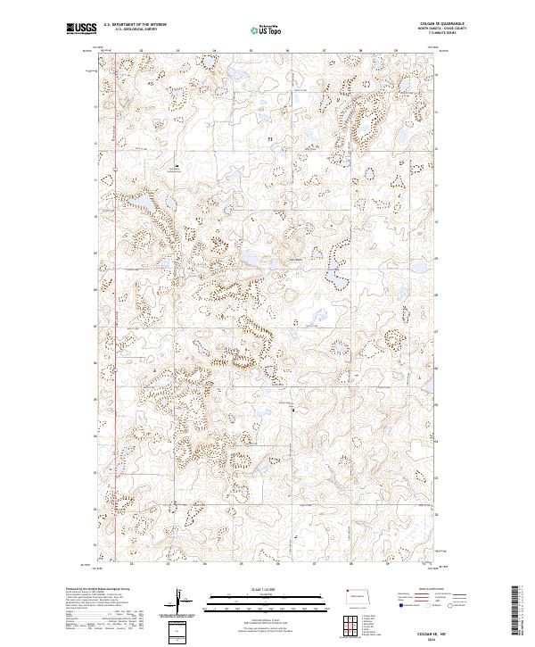 USGS Topographic Map – Colgan SE