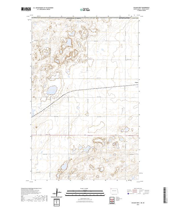 USGS Topographic Map – Colgan West