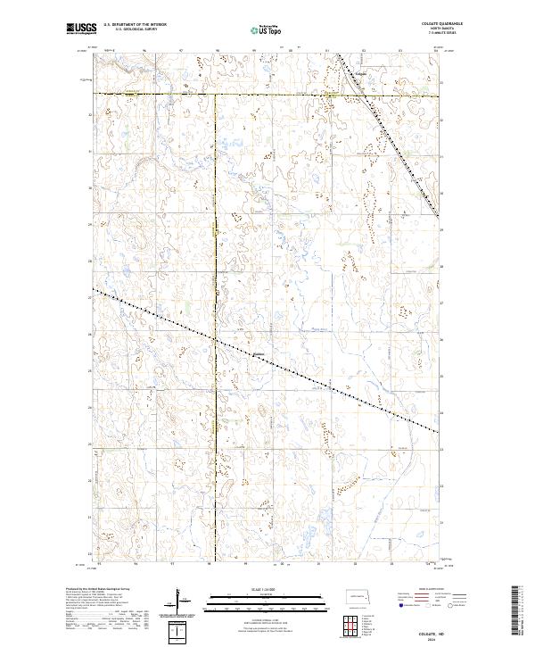 USGS Topographic Map – Colgate
