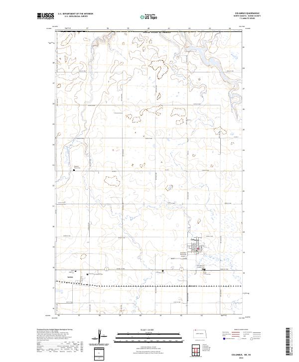 USGS Topographic Map – Columbus
