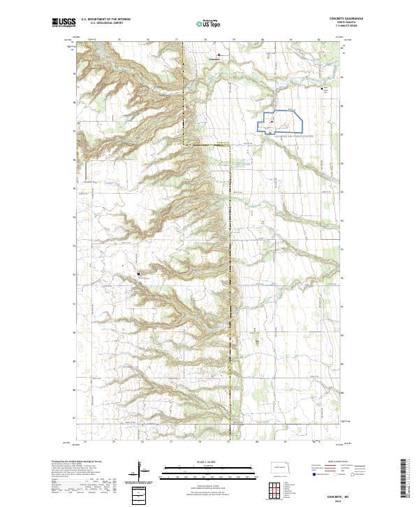 USGS Topographic Map – Concrete