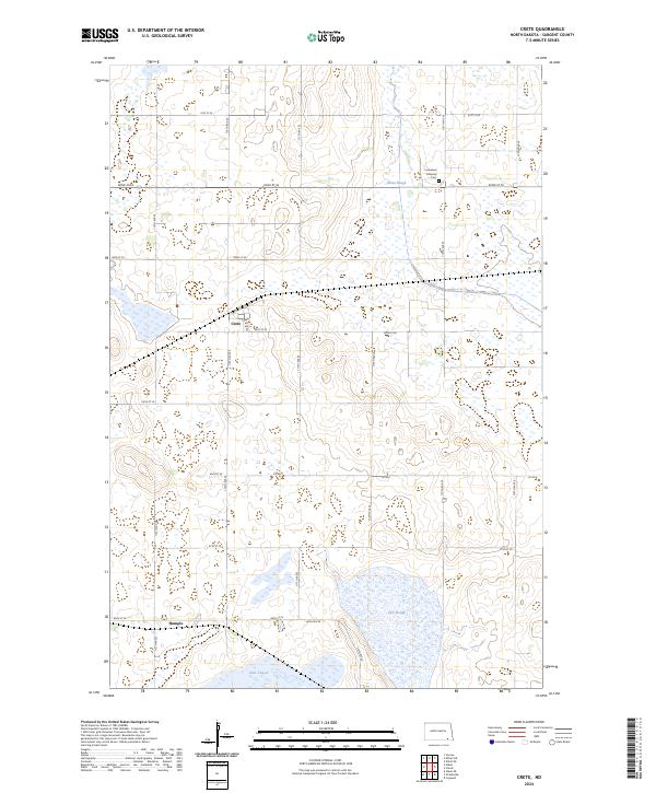 USGS Topographic Map – Crete