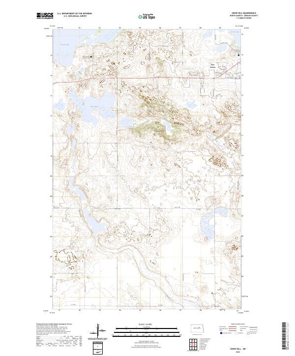 USGS Topographic Map – Crow Hill